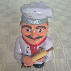 The Original Chef Talking Cookie Jar with Rolling Pin